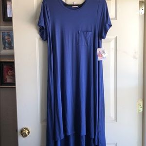 🔷LuLaRoe Solid Blue Carly, Size M, NWT🔷